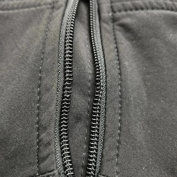 Mitsubishi Fleece Jacket Spring Coat Black Men - Picture 3 of 5